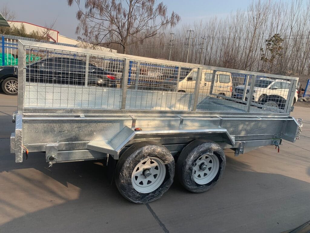 sturdy metal trailer