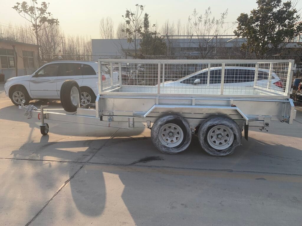 double-axle utility trailer