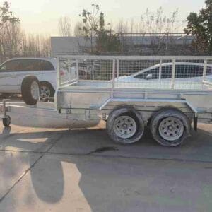double-axle utility trailer